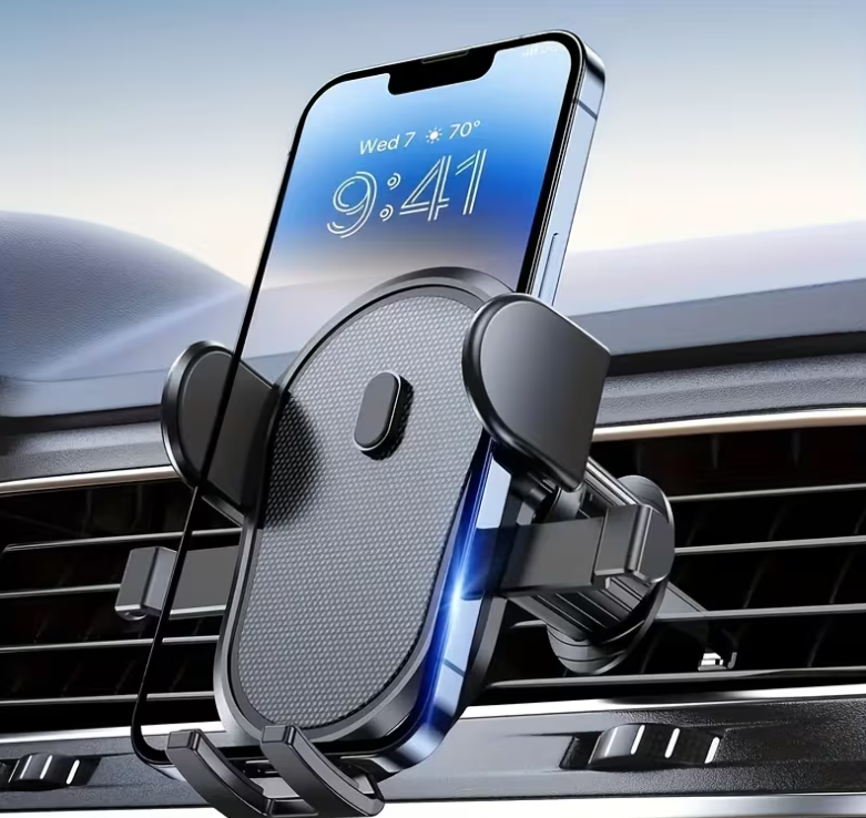 Suport Auto pentru Telefon cu Rotație 360° – Montare pe Gura de Ventilație