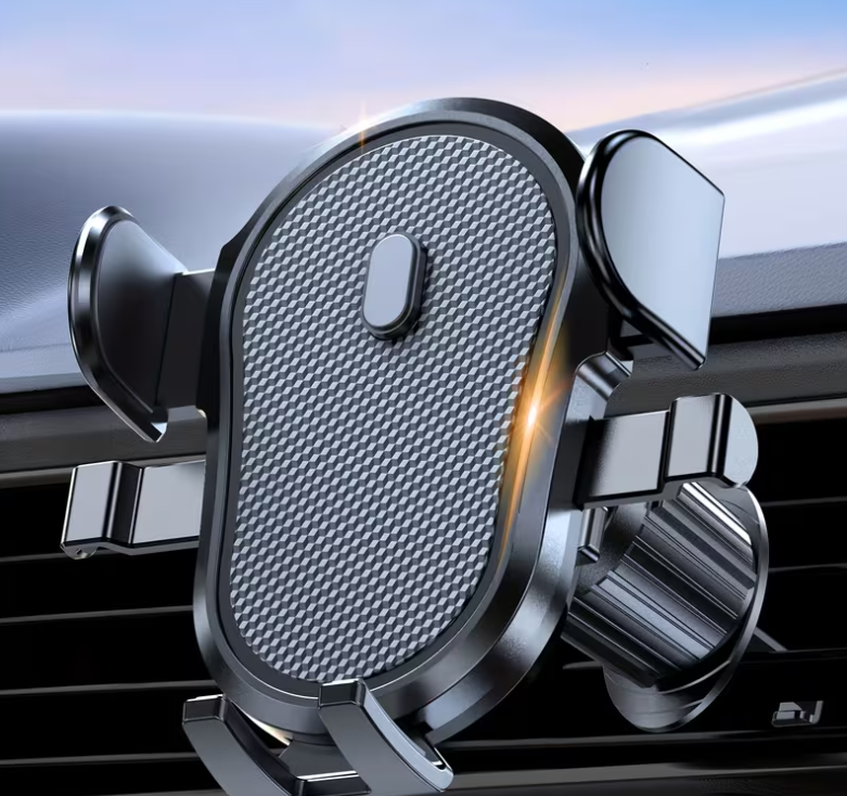 Suport Auto pentru Telefon cu Rotație 360° – Montare pe Gura de Ventilație