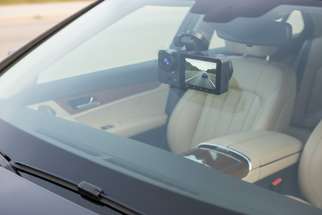 Camera Auto 4K Ultra HD 3 Canale - Față, Spate și Interior cu Infraroșu