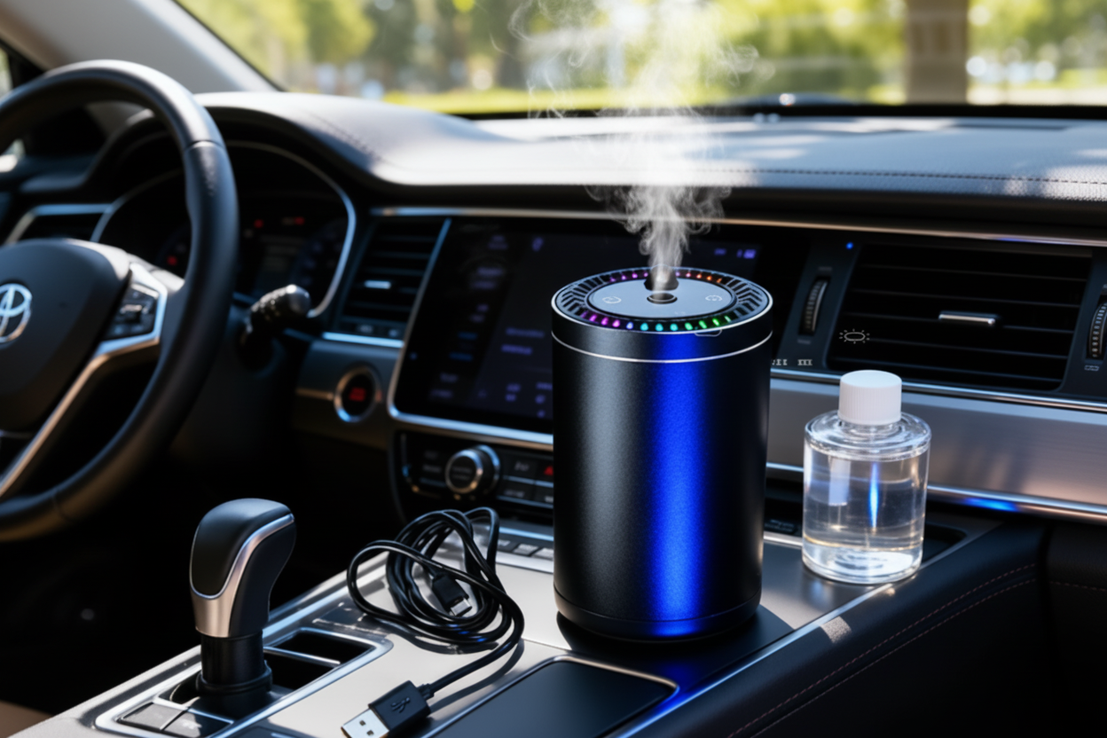 Difuzor Aromaterapie Auto Cer Înstelat cu Ulei Esențial